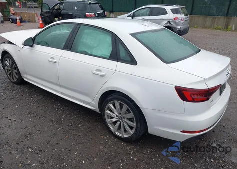 2018 Audi A4 2.0T Premium/2.0T Tech Premium z USA, uszkodzony, nr VIN WAUDNAF46JN005255